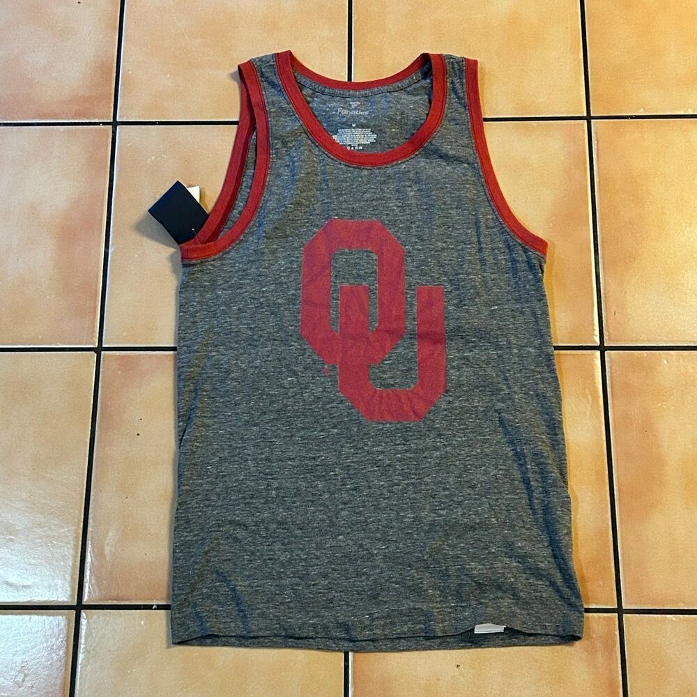 NCAA Oklahoma University Sooners Men’s Tank Top Size  Medium Fanatics